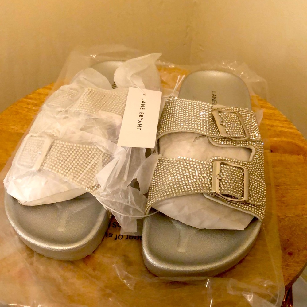 LaneByrant Dream Cloud Sliver with rhinestones